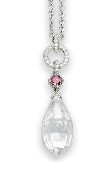 Blush Crown Drop Pendant