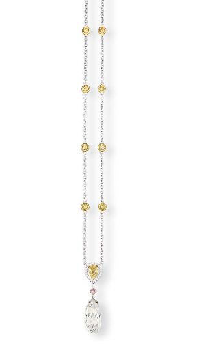 Golden Dot Bar Necklace