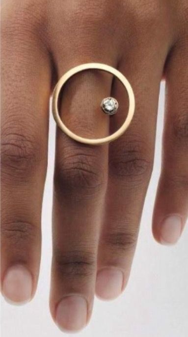 Orbit Solitaire Diamond Ring