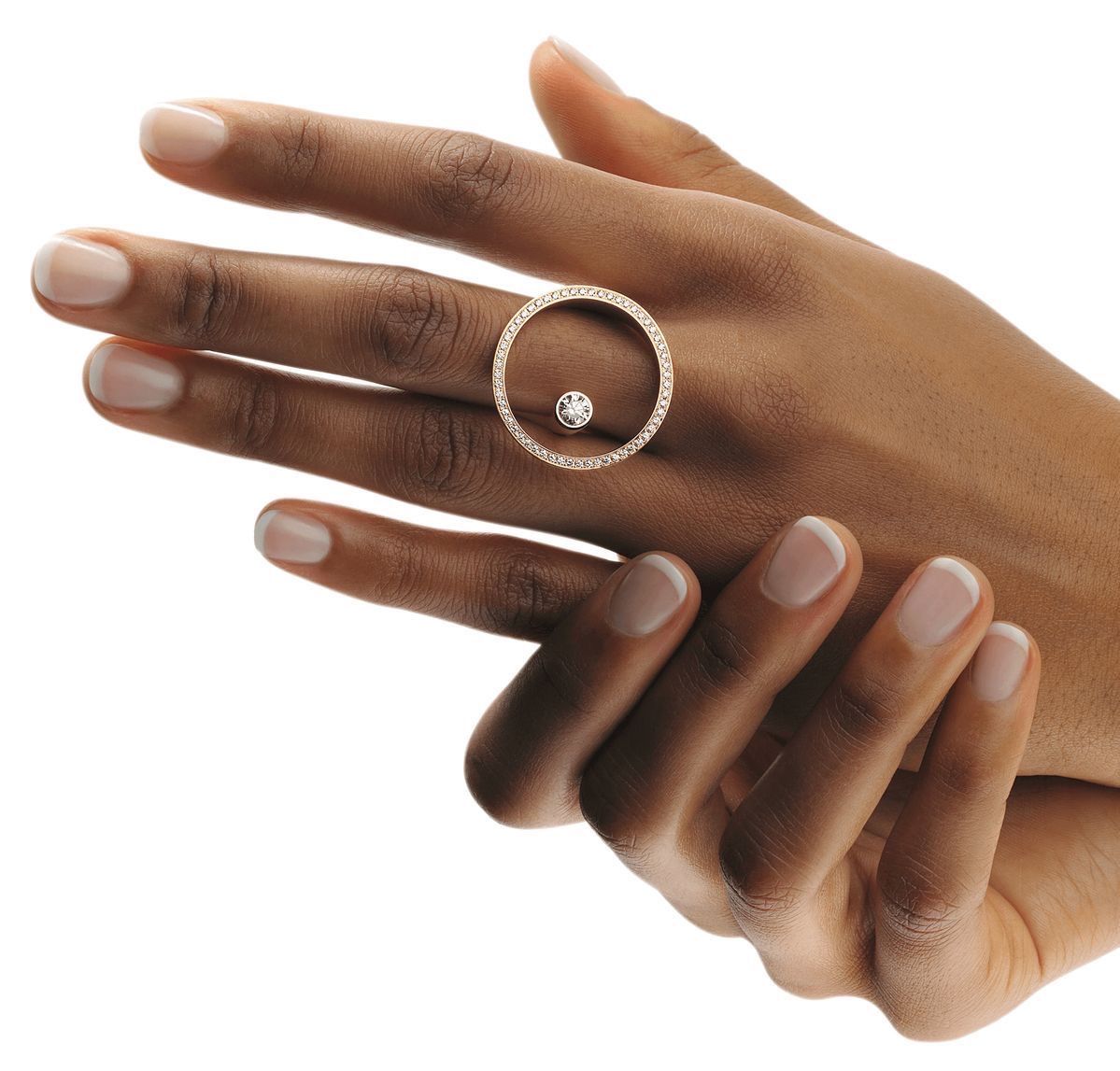 Open Halo Modern Ring