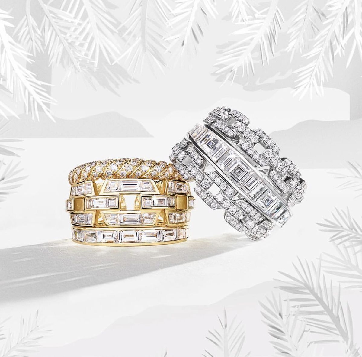 Champagne Radiant Bridal Set