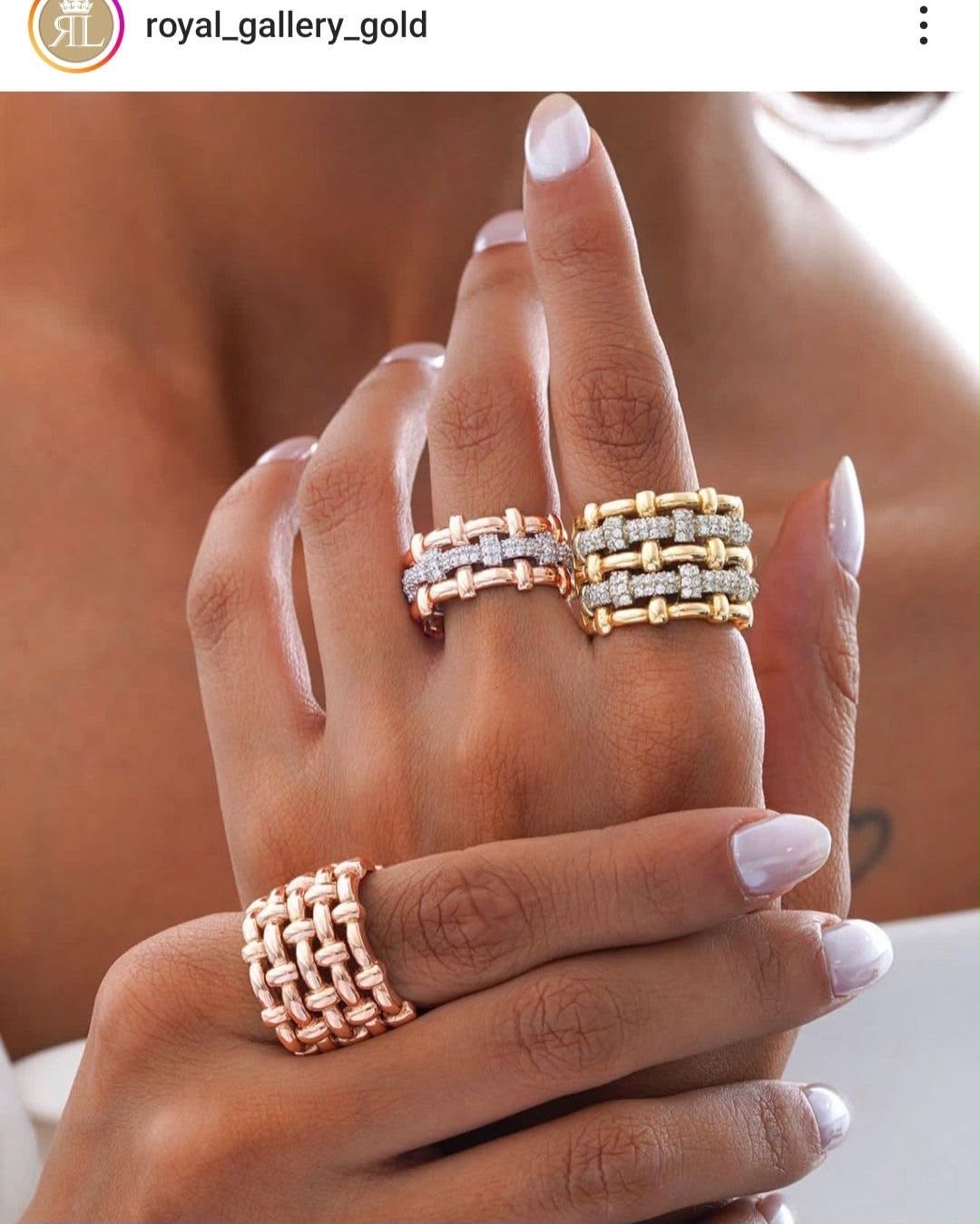Pavé Couple Bridal Ring Set