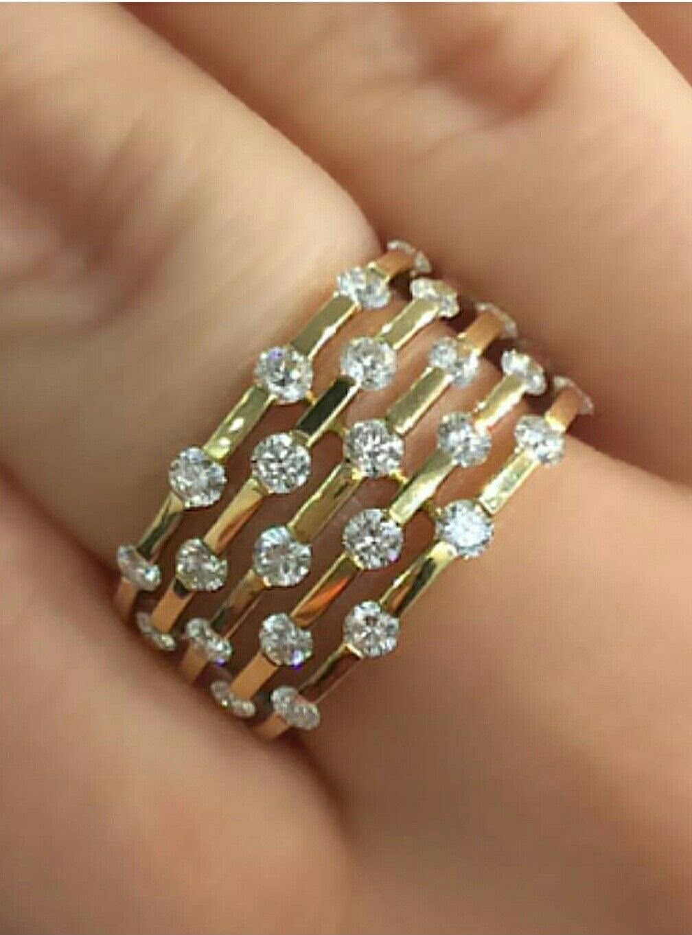 Emerald Multi Stone Cocktail Ring