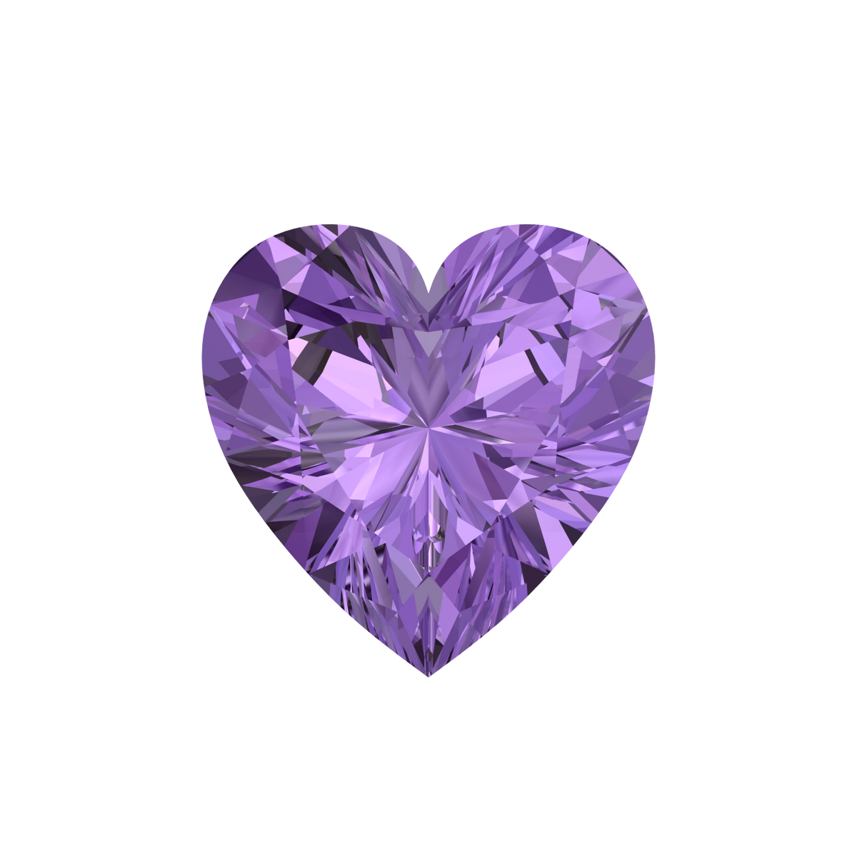 Violet Heart Gemstone
