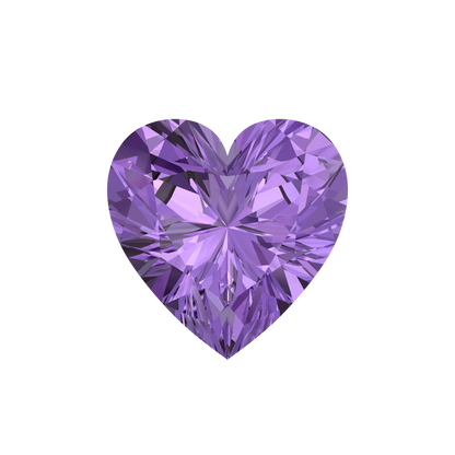 Violet Heart Gemstone