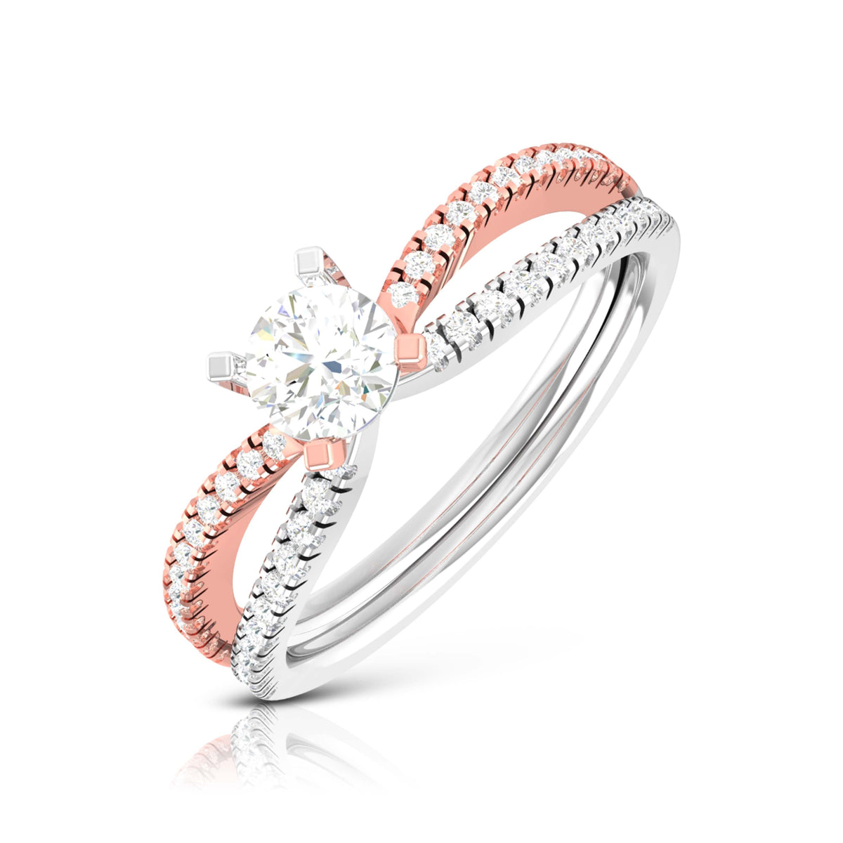 Rose Gold Diamond Ring - First Light [rg]