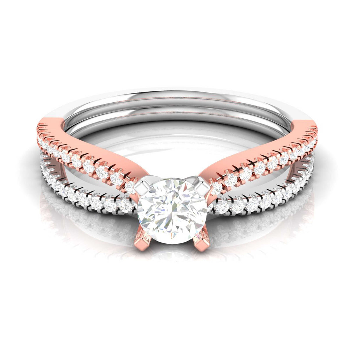 First Light Rose Gold Diamond Ring [rg]