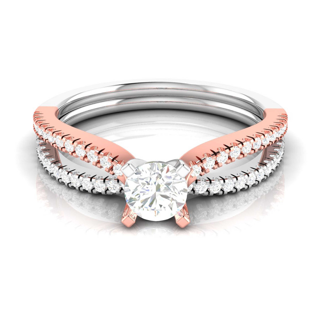 First Light Rose Gold Diamond Ring [rg]