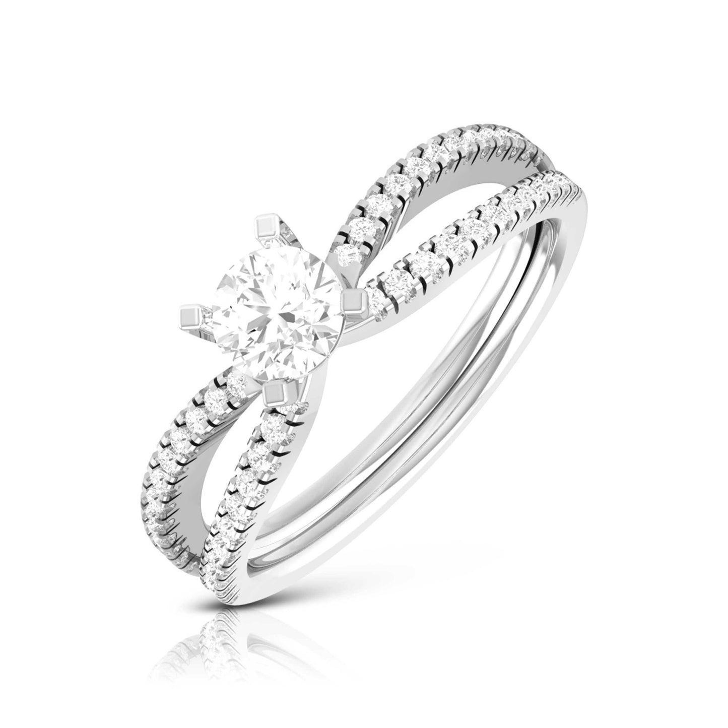 White Gold Diamond Ring - First Light [wg]