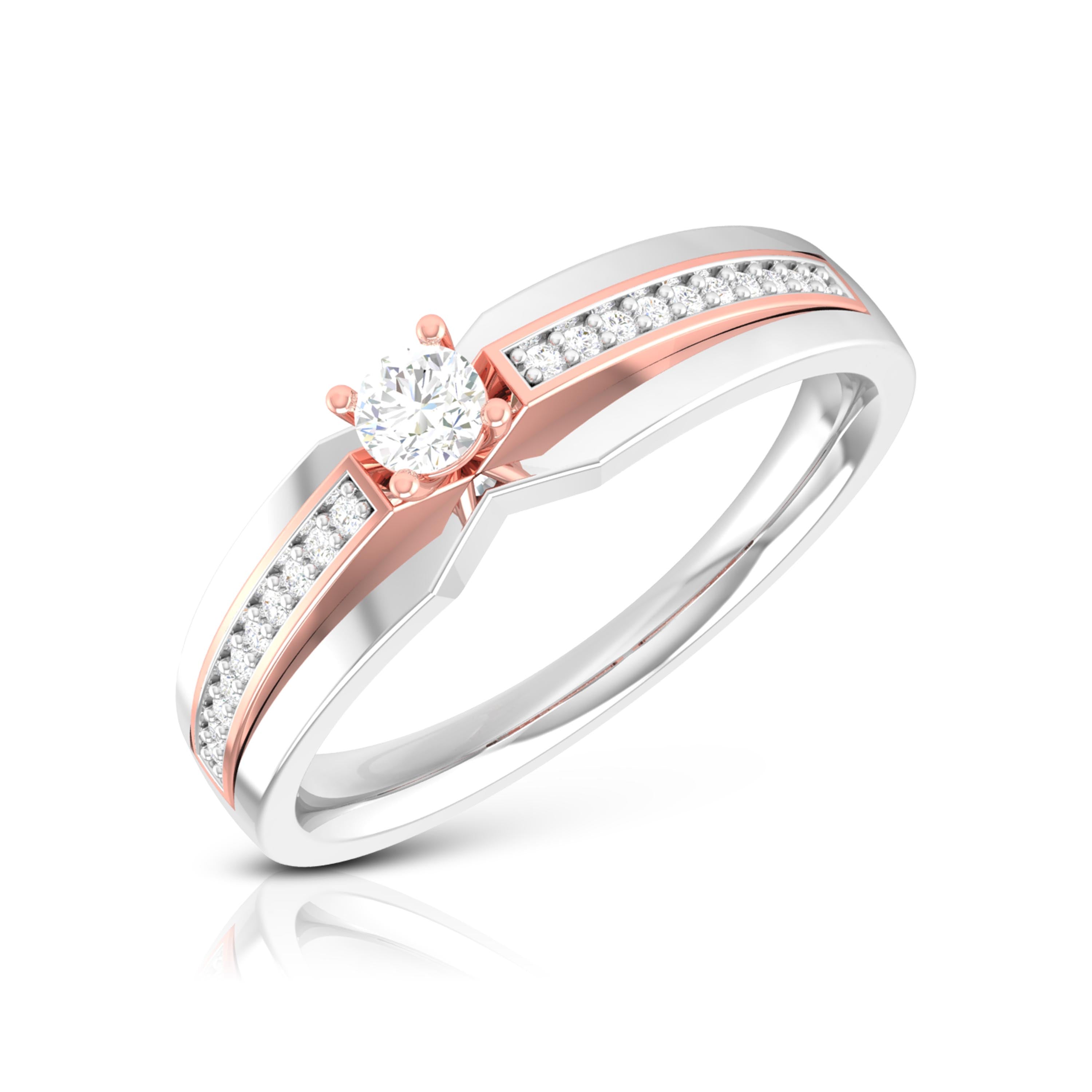 Orange Dawn Diamond Ring