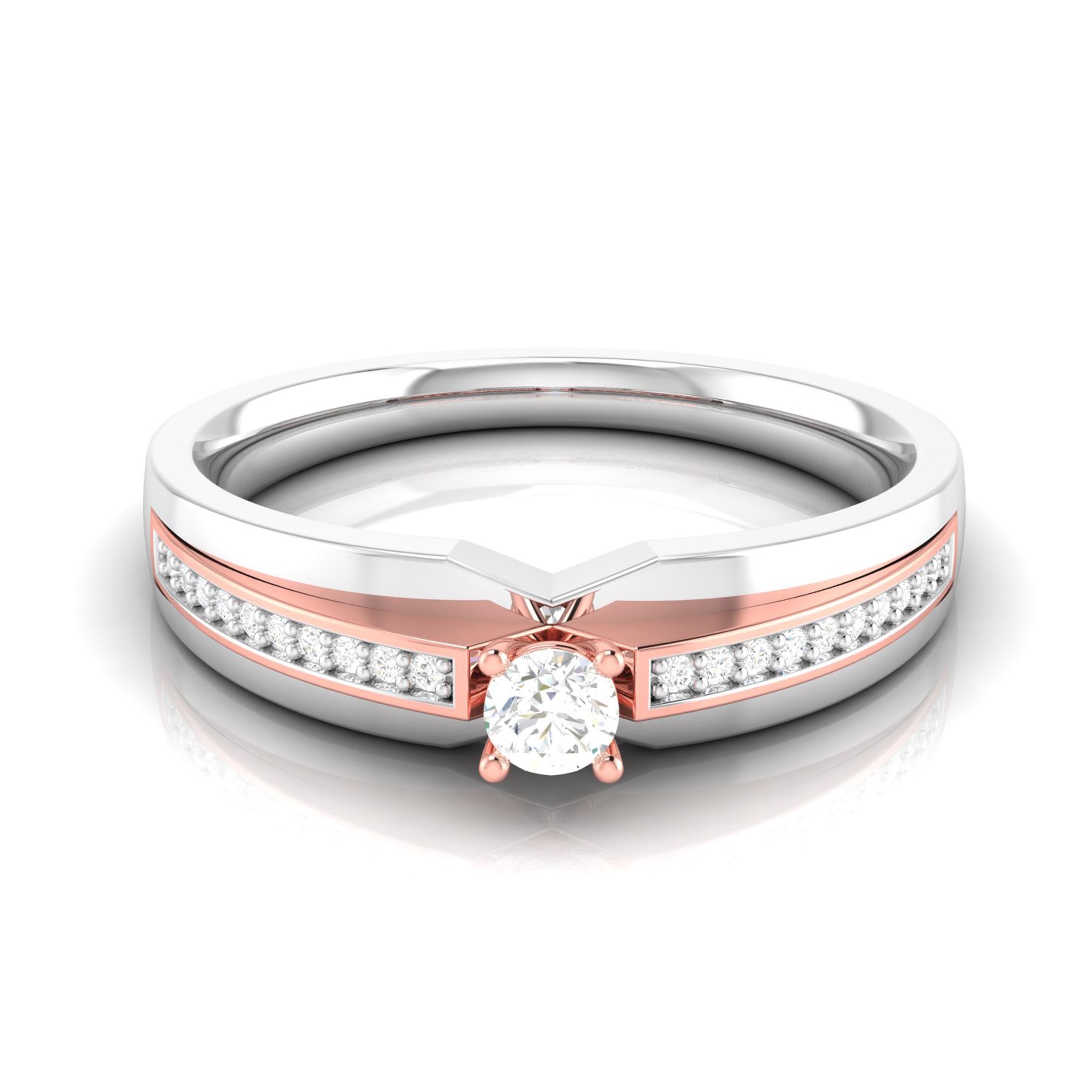 Orange Dawn Diamond Ring