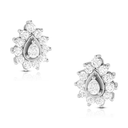  White Gold Diamond EarringsDewdrop Radiance [wg]