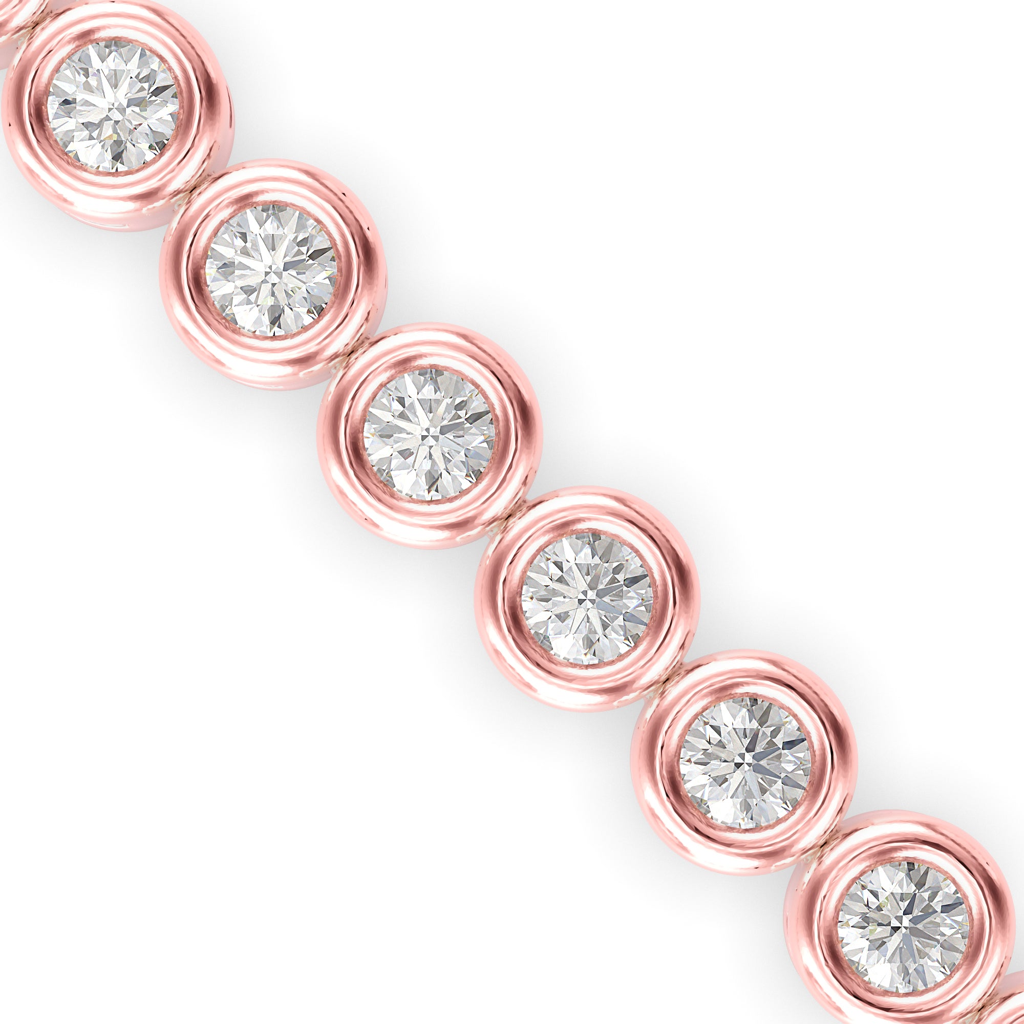 Cameo Circle - LG Diamond Bracelet