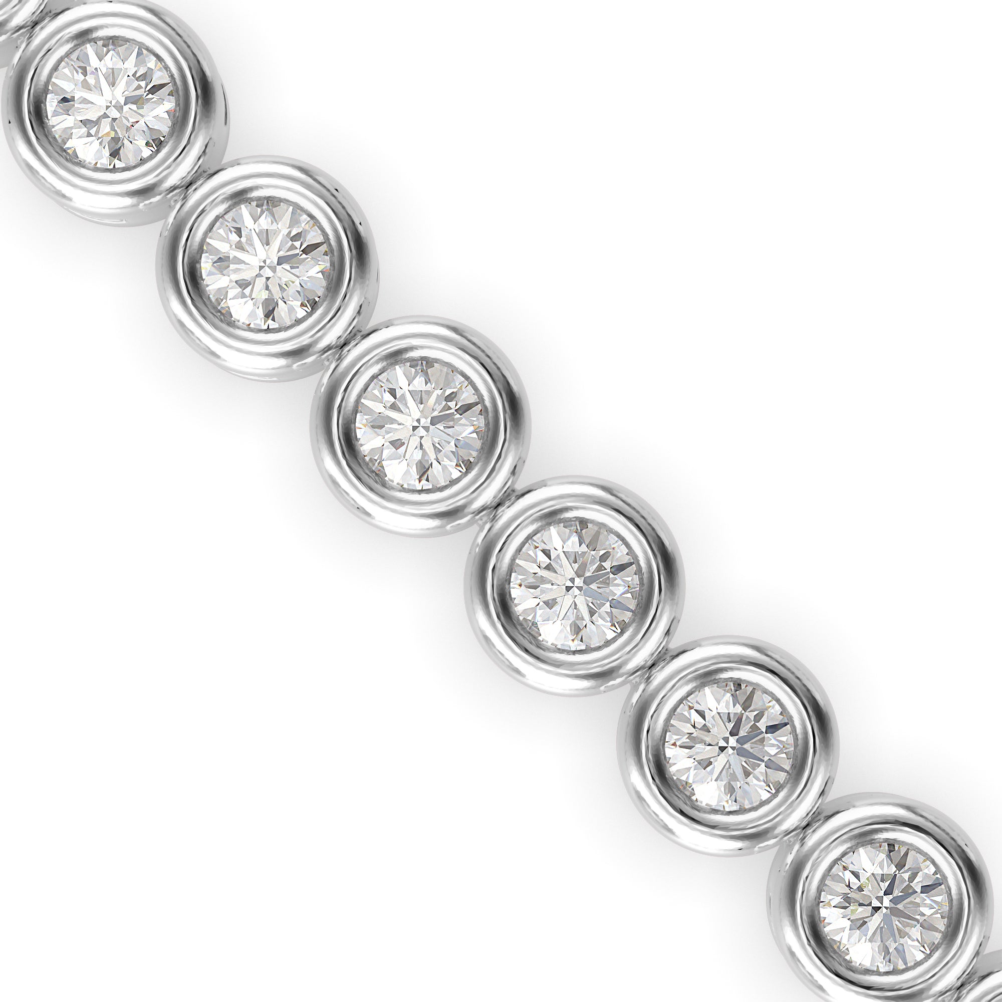 Cameo Circle - LG Diamond Bracelet