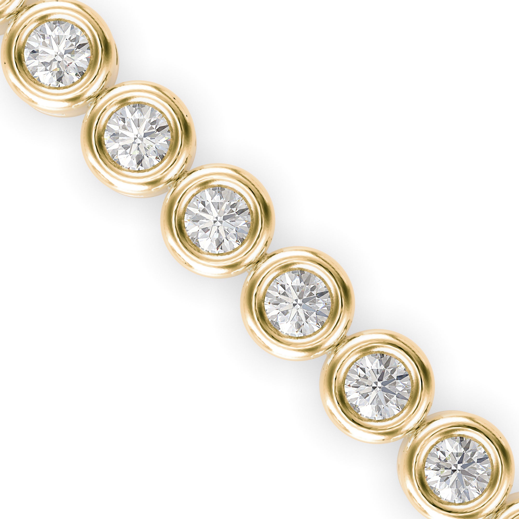 Cameo Circle - LG Diamond Bracelet