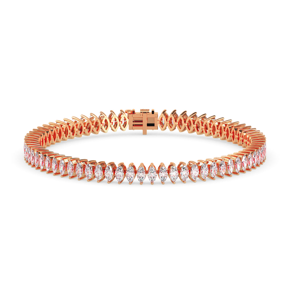 Leaflit Path Diamond Bracelet