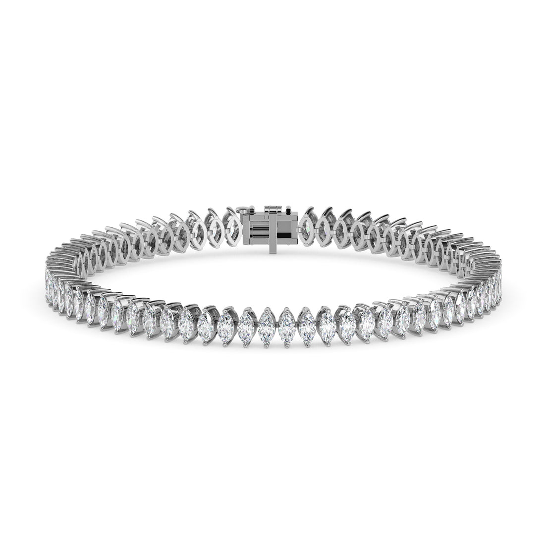 Leaflit Path Diamond Bracelet