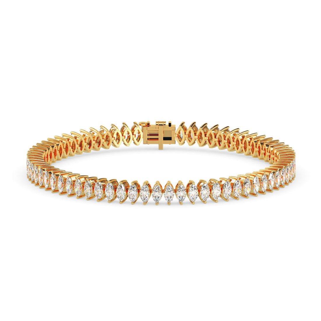 Leaflit Path Diamond Bracelet