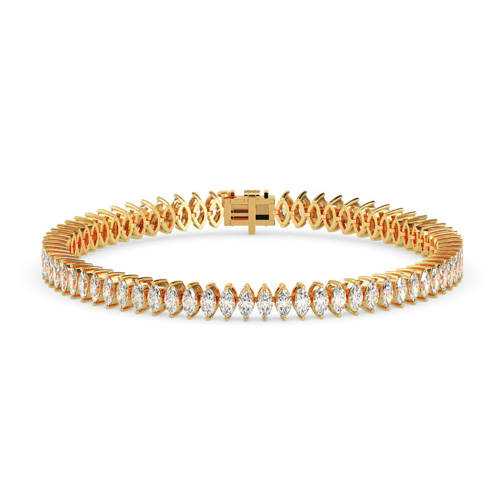 Leaflit Path Diamond Bracelet