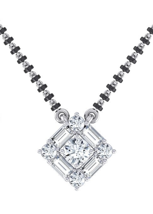 Petal Halo Diamond Mangalsutra