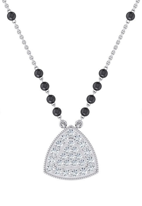 Golden Orbit Diamond Mangalsutra