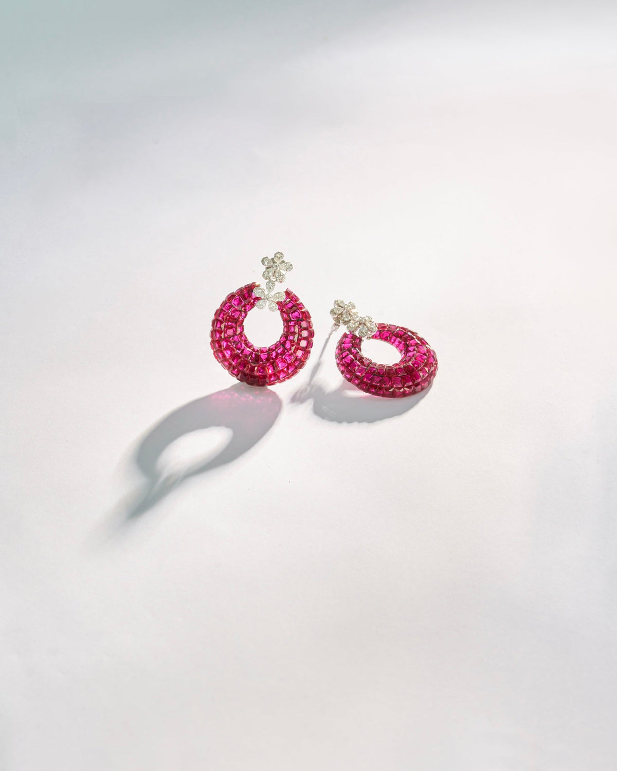 Crimson Orbit Earrings — 26583