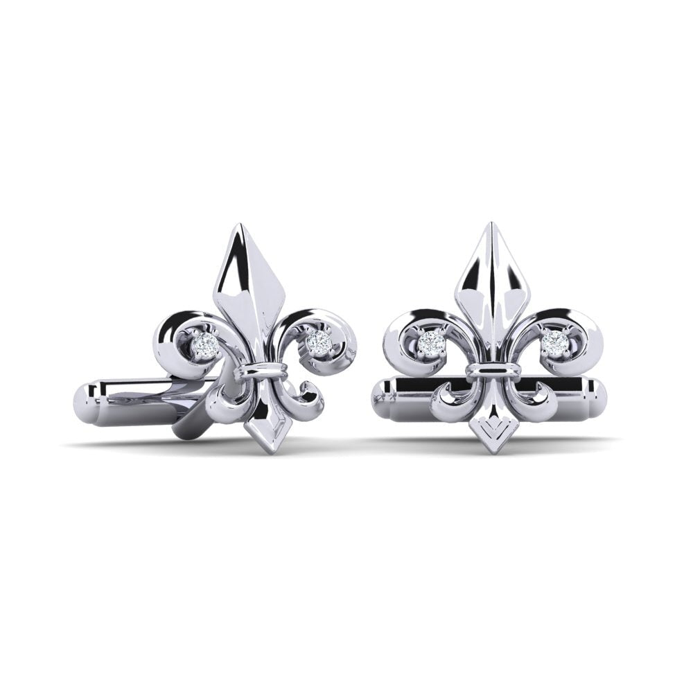 Silver Fleur Cufflinks