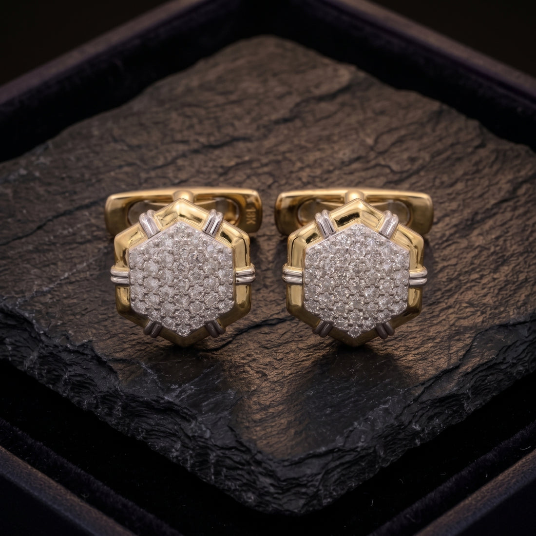 Golden Starshield Cufflinks