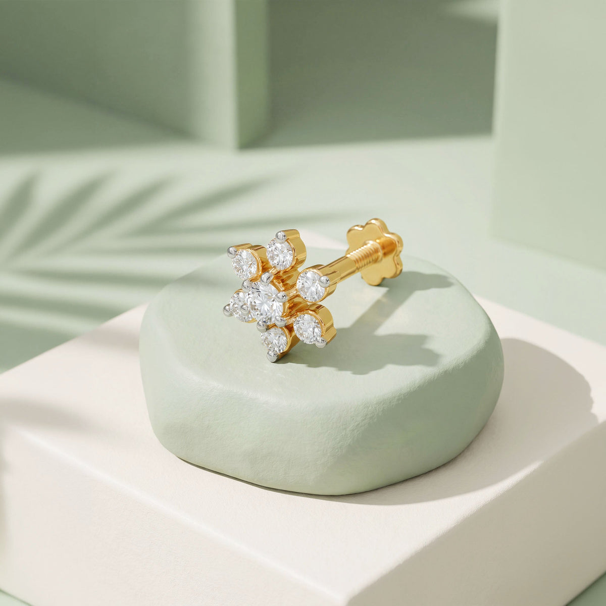 Stellar Blossom Nose Pin