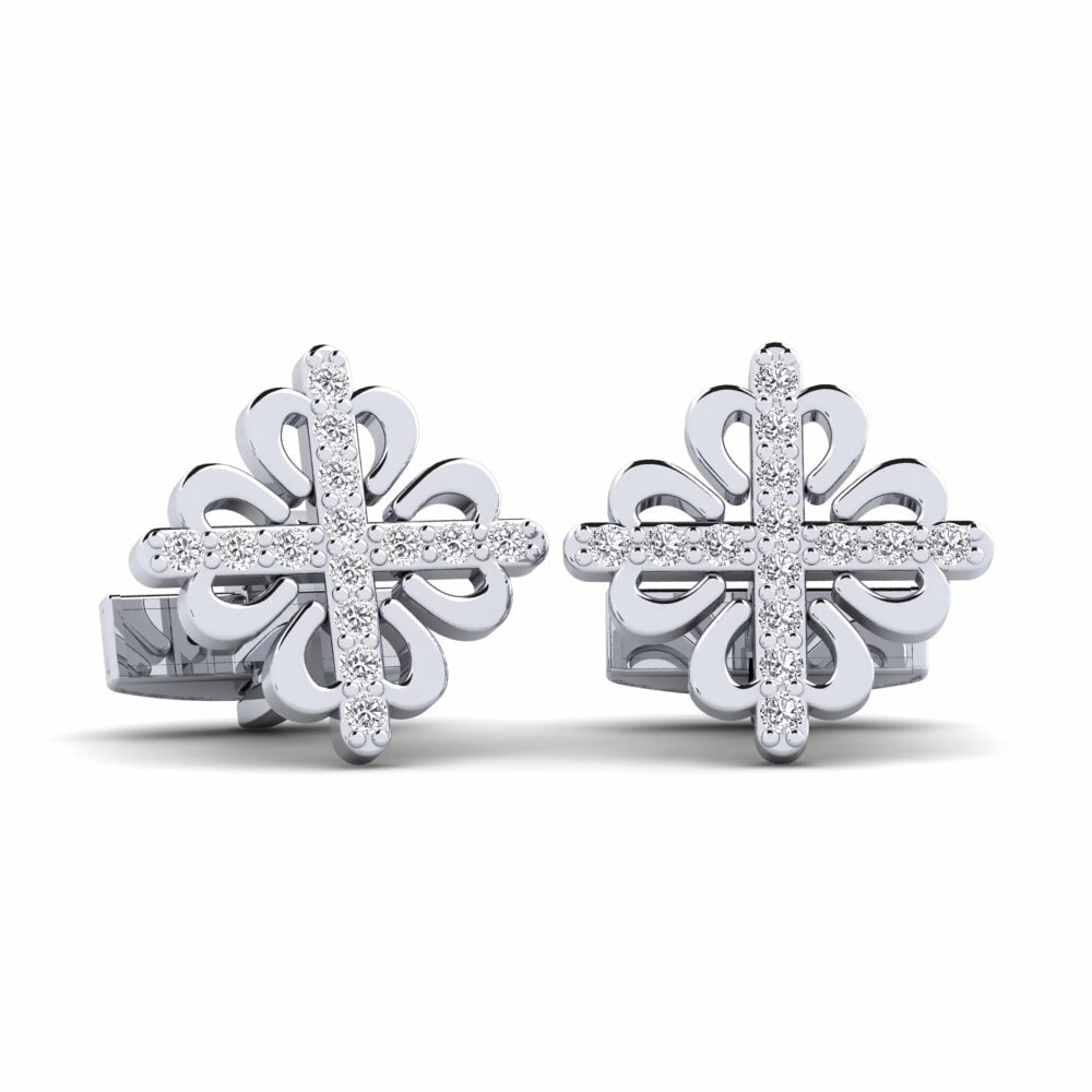 Silver Clovercross Cufflinks