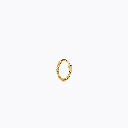 Gilded Rope Nose Pin
