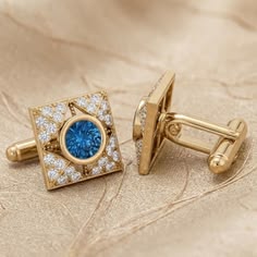 Azure Starcourt Cufflinks