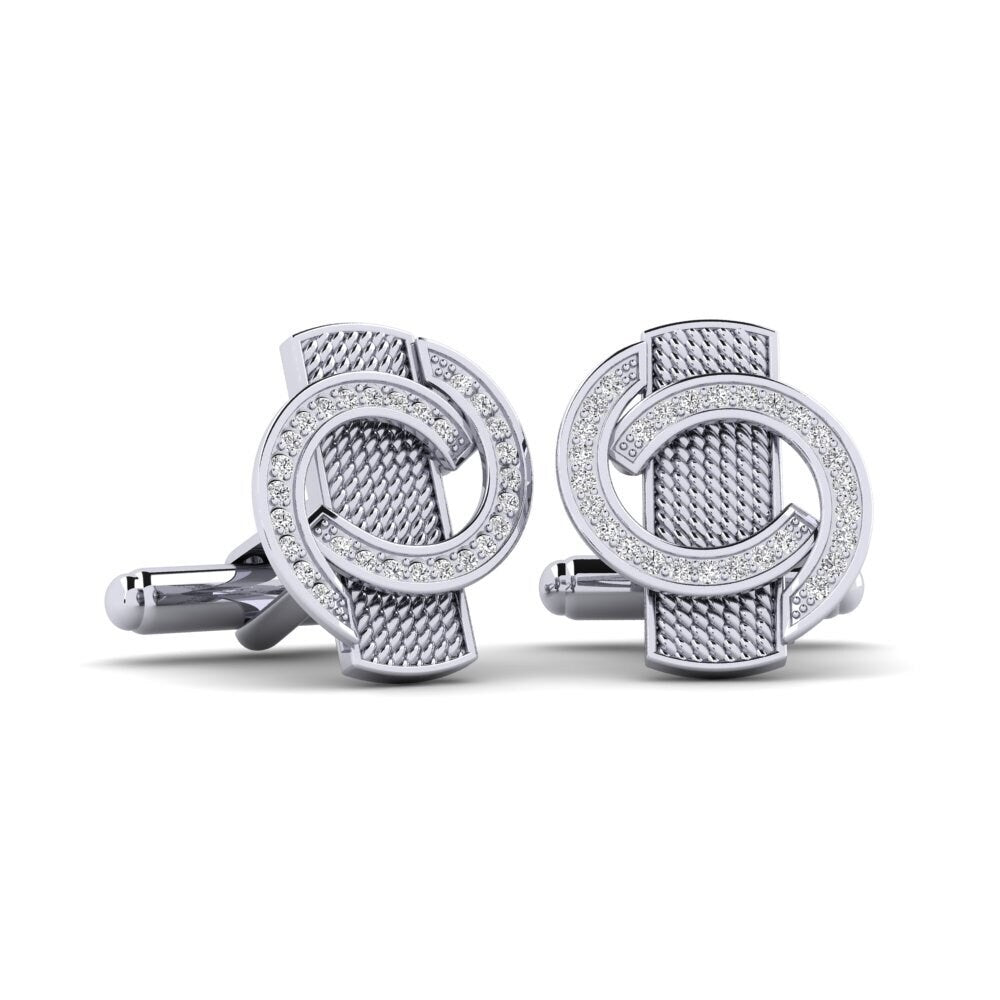 Silver Entwining Cufflinks