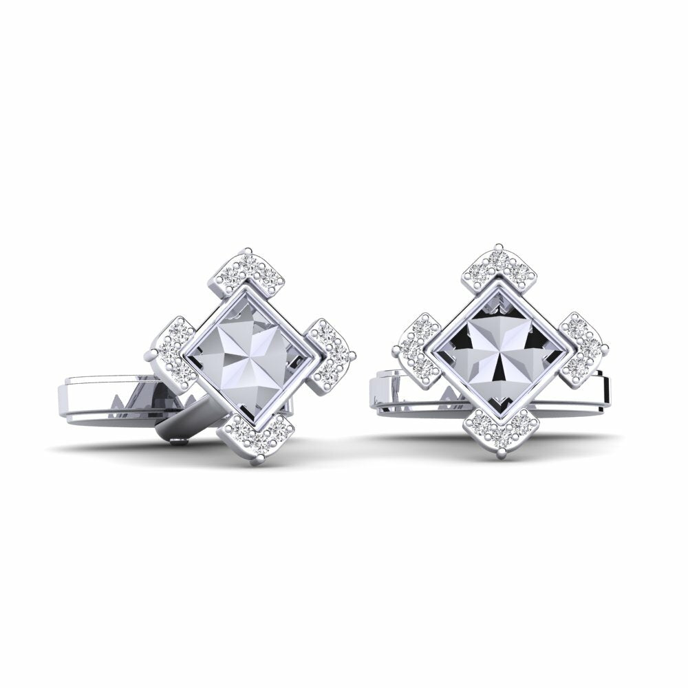 Crystal Cardinal Cufflinks