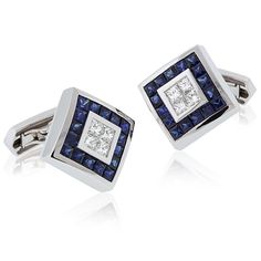 Indigo Courtyard Cufflinks