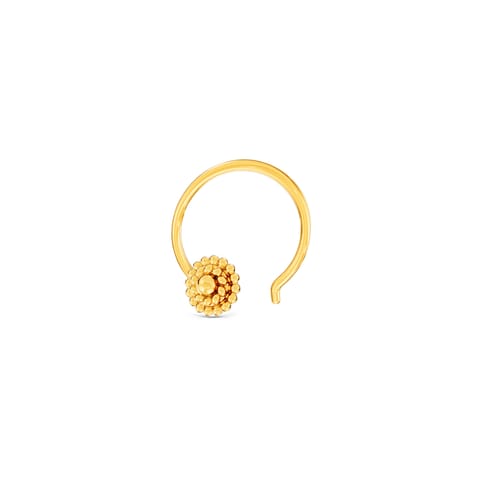 Gilded Rosette Nose Pin