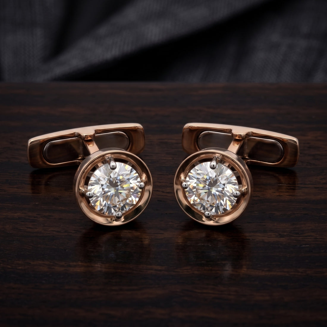 Blush Orbit Cufflinks