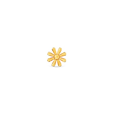 Golden Windflower Nose Pin