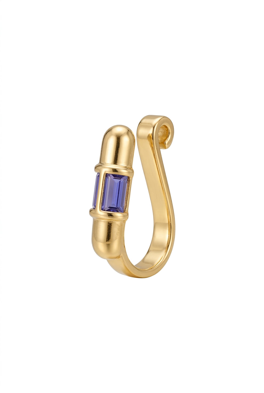 Violet Lantern Nose Pin