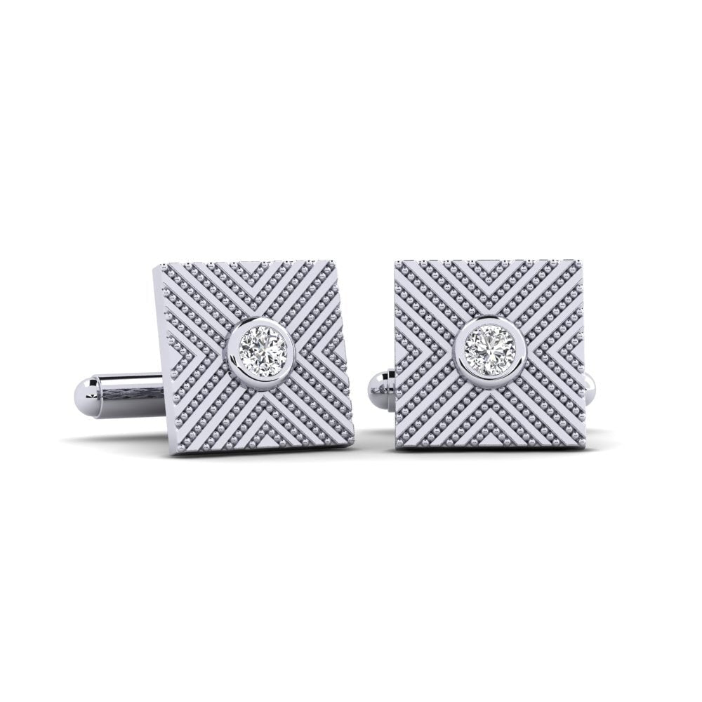 Chevron Convergence Cufflinks