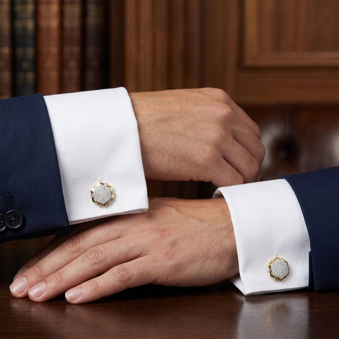 Golden Starshield Cufflinks
