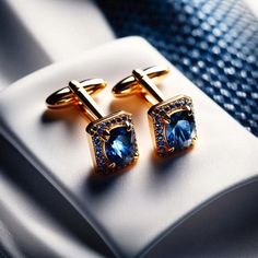 Sapphire Evening Cufflinks