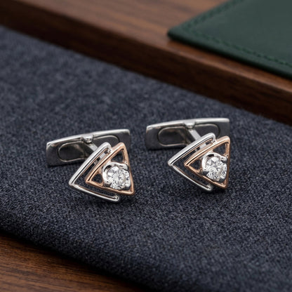 Triangular Poise Cufflinks