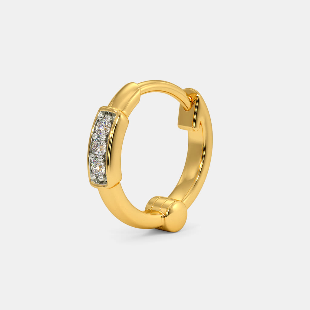 Crystal Channel Nose Pin