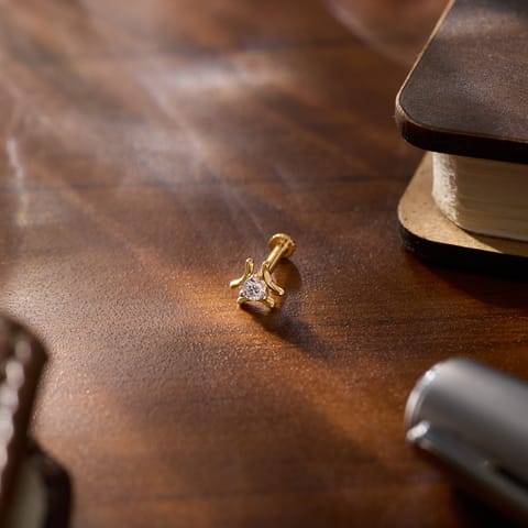 Antler Spark Nose Pin