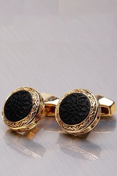 Laurel Noir Cufflinks