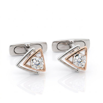 Triangular Poise Cufflinks