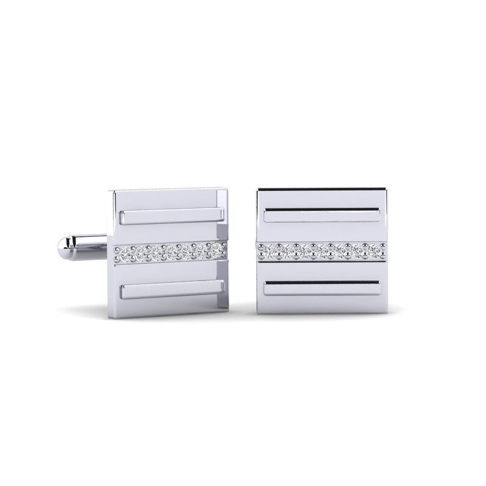Silver Railcourt Cufflinks