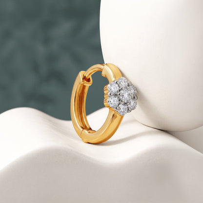 Petal Embrace Hoop Nose Pin