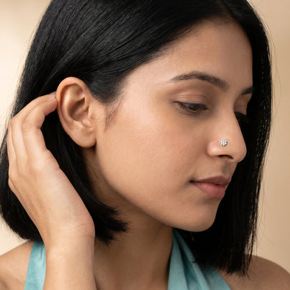 Snowflower Nose Pin